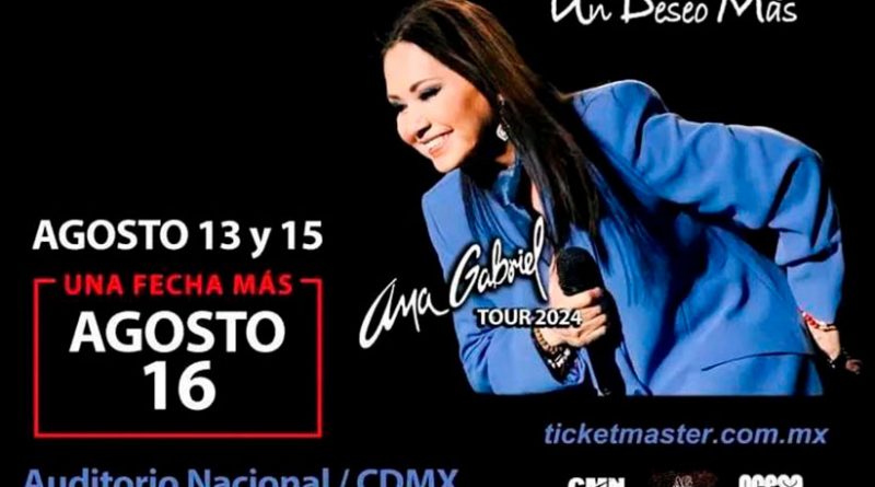 Ana Gabriel at the National Auditorium in Mexico City >>>
