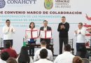 Conahcyt and Veracruz sign agreement for humanistic advancement and sovereign innovation / @CuitlahuacGJ  @GobiernoVer >>>
