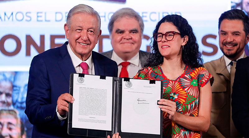 President of the Republic formalizes the creation of the Pension Fund for Well-Being / @BerthaAlcalde @ISSSTE_mx >>>