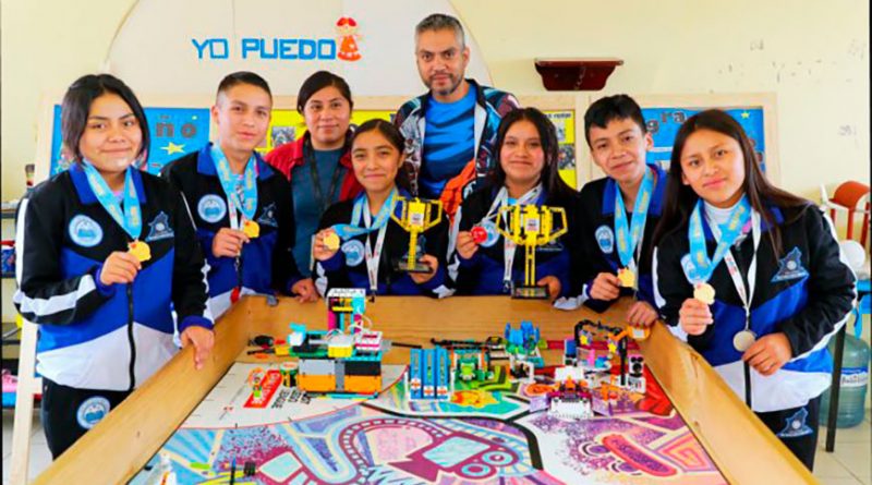 Students from Mexico participate in the First Lego Challenge with the Otomí Ceremonial Center project / @Edomex >>>