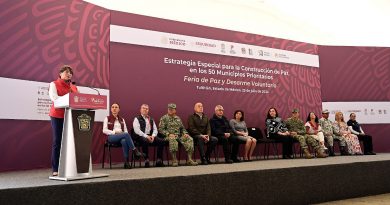 Governor Delfina Gómez launches disarmament program in priority municipalities of the State of Mexico / @delfinagomeza >>>