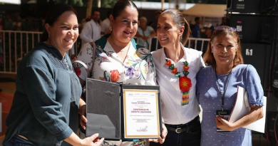 Claudia Sheinbaum delivers 510 property deeds in Tepic and reaffirms the right to decent housing / @Claudiashein @GobiernoMX >>>