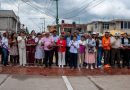 In Edomex: Tultepec mayor Sergio Luna Cortés inaugurates Calle 10 de Junio, ameliorating school access, lighting and cycle lanes under the «Senderos Seguros» programme / @Edomex