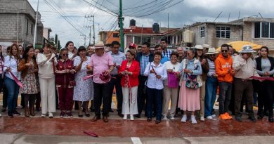 In Edomex: Tultepec mayor Sergio Luna Cortés inaugurates Calle 10 de Junio, ameliorating school access, lighting and cycle lanes under the «Senderos Seguros» programme / @Edomex