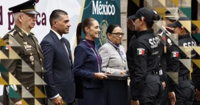 Omar García Harfuch leads ceremony as 235 agents and 30 senior officers join Mexico’s fight against organised crime